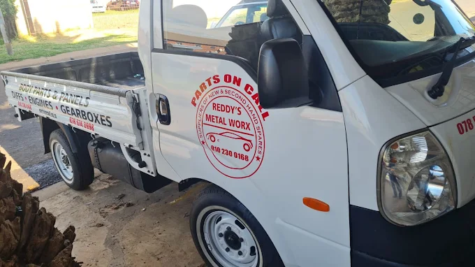 Our delivery bakkie loaded with used Honda parts for despatch to Boksburg
